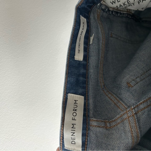 DENIM Forum Ariztia - The Yoko High Rise Slim 28L Inky Blue - Picture 7 of 7